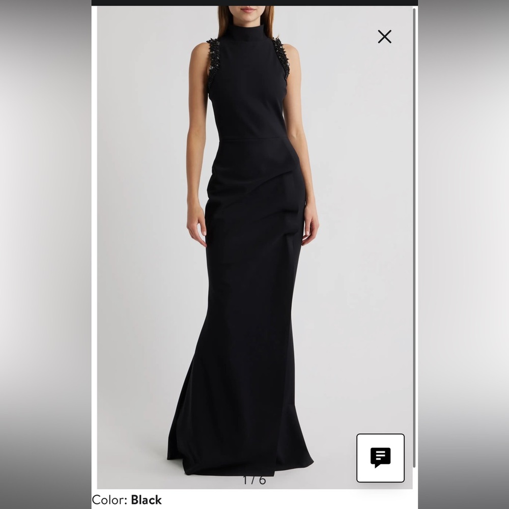 Siman Bead Detail Sleeveless Mermaid Gown
Chiara Boni La Petite Robe